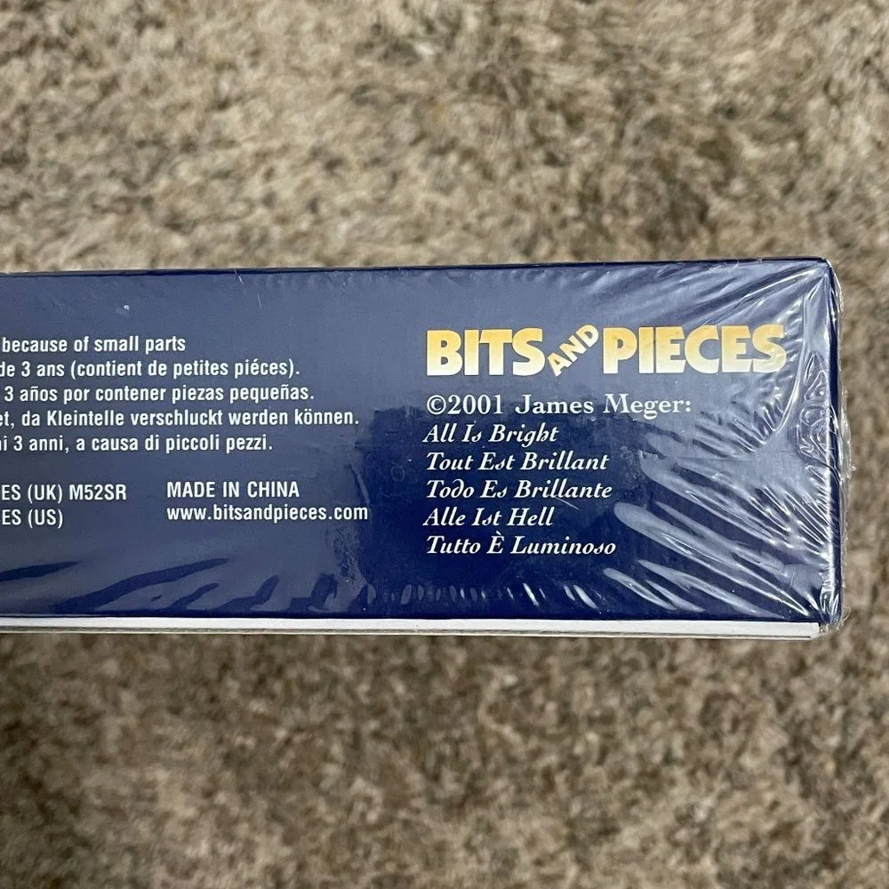 Bits And Pieces Glow In The Dark All Is Bright 1000 Piece Jigsaw Puzzle Sealed